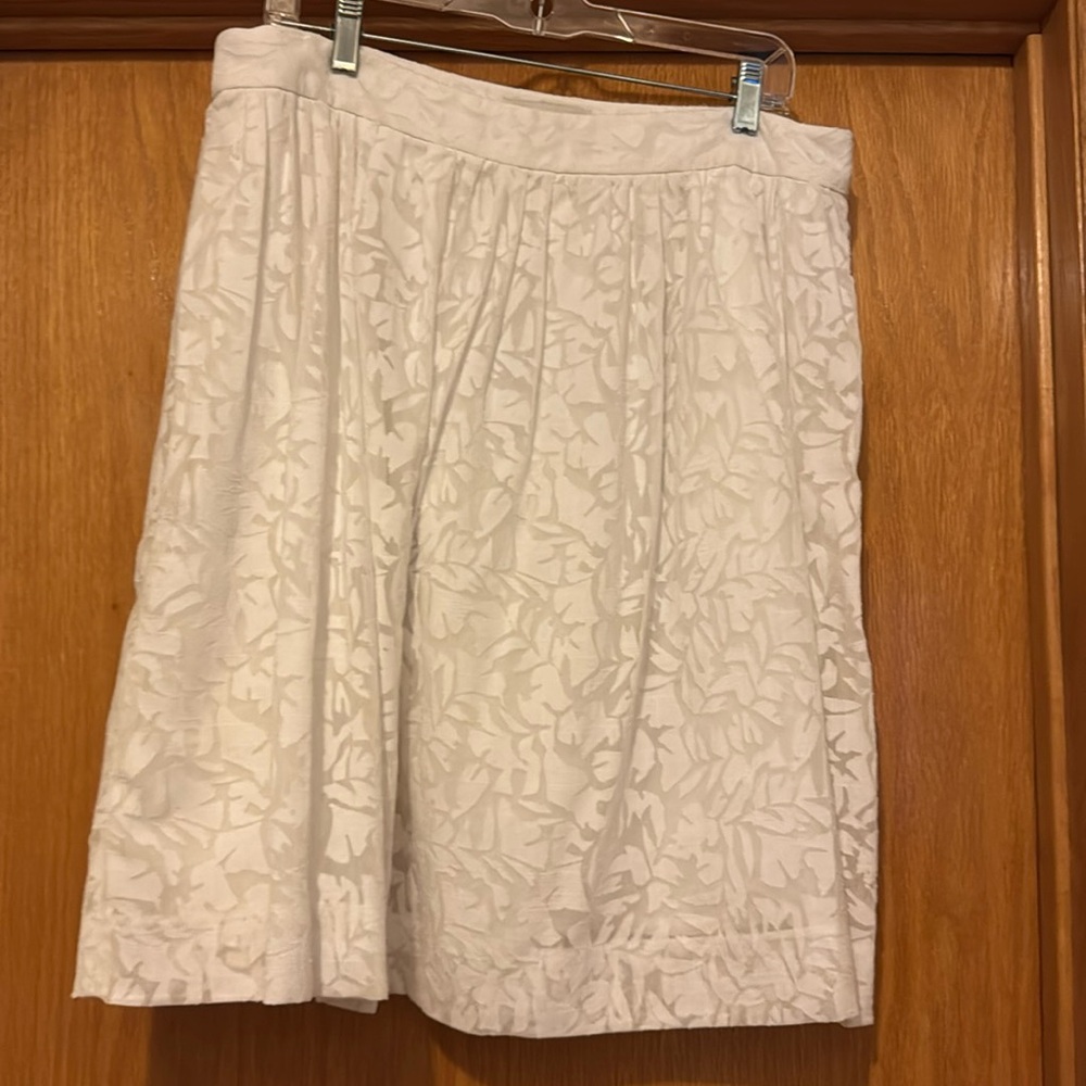 J Crew size 14 white skirt